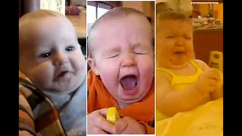 Cute Babies Versus Lemon 😖🍋 - Best Reactions