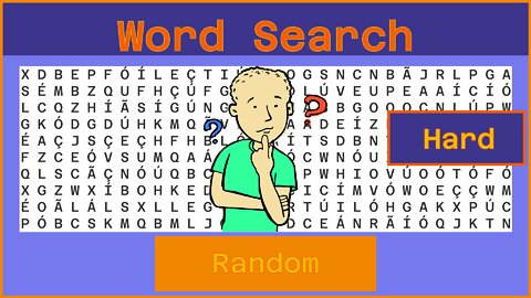 Word Search - Challenge 09/06/2022 - Hard - Random