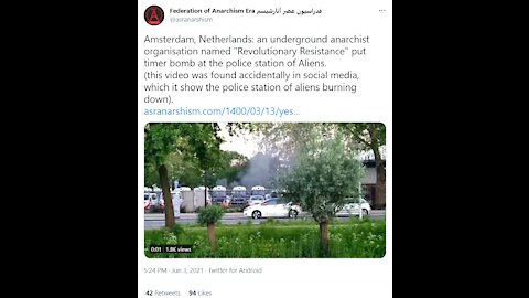 Antifa Terrorists Take Responsibility for Police Station Bombing