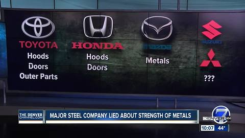 Japanese steel maker faked data for metal used in cars, planes