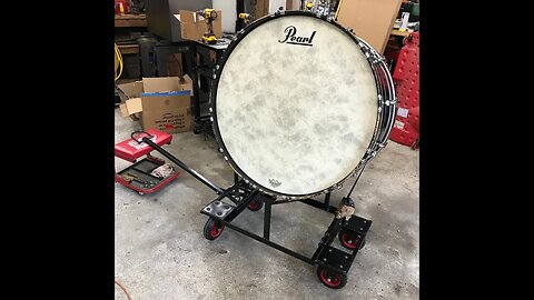 Fabricating a Bass Drum Field Cart to Help Out The Fox Creek High School Marching Band!!