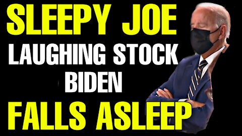 “SLEEPY JOE” BIDEN falls asleep at the climate conference!!