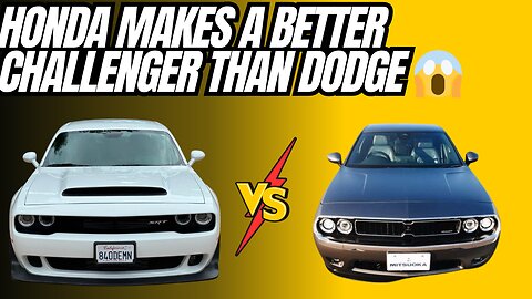 Honda Makes Better Looking Challenger Than Dodge, New Hotness