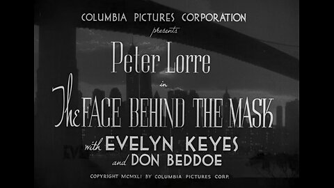 The Face Behind The Mask (1941)