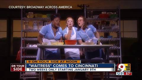 "Waitress" comes to Cincinnati