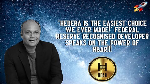 Federal Reserve Recognised Developer Speaks On The Power Of HBAR!!!