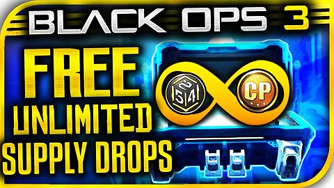 FREE!! UNLIMITED RARE SUPPLY DROP GLITCH! - HOW TO GET FREE SUPPLY DROPS & COD POINTS GLITCH! (BO3)!