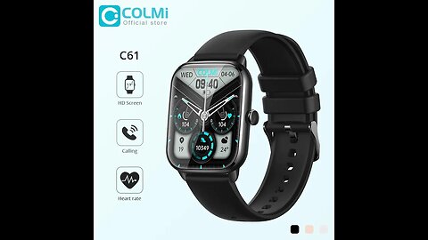 Stay Connected and Active with the Waterproof C61 Smartwatch