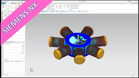 Views with hidden components / arrangements - Siemens NX 12 Training - FAQ