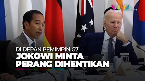 Pernyataan Lengkap Jokowi dalam KTT G7, Sentil Krisis Dunia