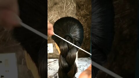 Quick & easy bun hairstyle #hairstyles #shortsvideo #beautywithmehwish