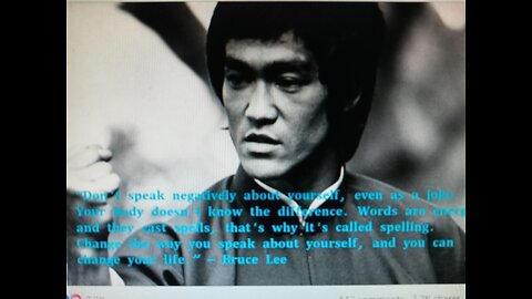 "BE WATER, MY FRIEND."- BRUCE LEE