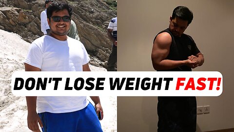 💪I Lost 26 kg in 3 MONTHS (Fast Weight Loss is a Terrible Idea)