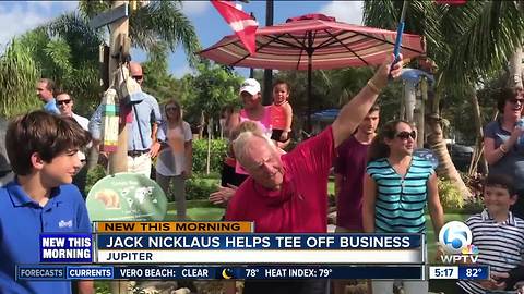 The only Nicklaus designed putt putt course opens in Jupiter