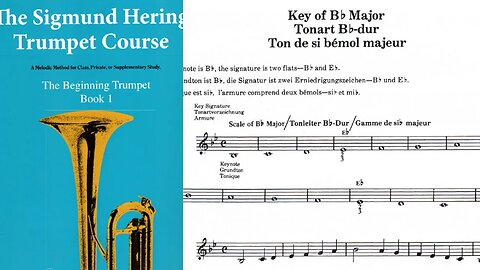 🎺 [MÉTODO DE TROMPETE] Livro 1 do método de Sigmund Hering 67 & 68 - Escala de Sib