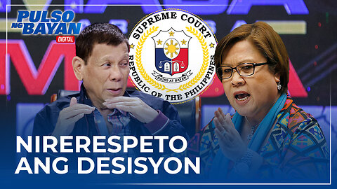 FPRRD, nirerespeto ang desisyon ng korte sa kaso ni De Lima