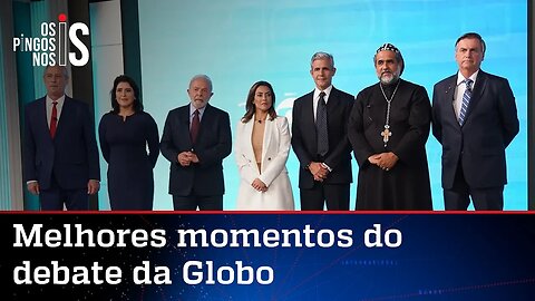 Padre exorciza Lula, Bolsonaro expõe Soraya e Ciro desmonta PT: Resumo do debate da TV Globo