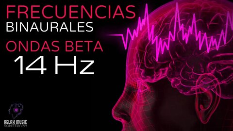 Terapia Sonido Binaural con Ondas Beta 14 Hz - Tono Puro - Tonos Milagrosos y Curativos