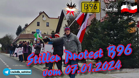 Stiller Protest B96 vom 07.01.2024