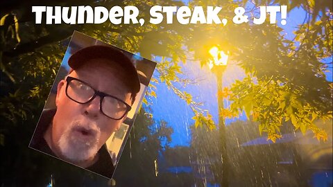 CINCINNATI DAD: The Daily Dave: Walking Man In The Rain! Steak And A Concert, Too.