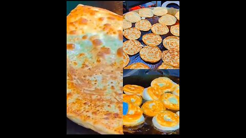 Bun paratha in different styles... Very crispy