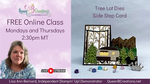 👑 Mountain Air / Tree Lot Dies Side Step Card