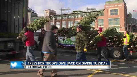 Trees for Troops on Giving Tuesday