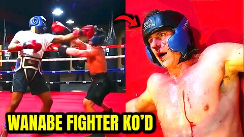 Wanabe Tough Guy Get HUMBLED By PRO Fighter. *KO'd*