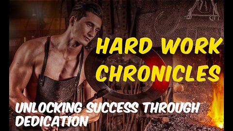 "Hard Work Chronicles: Unlocking Success Through Dedication! 💼🚀 #WorkEthicJourney"