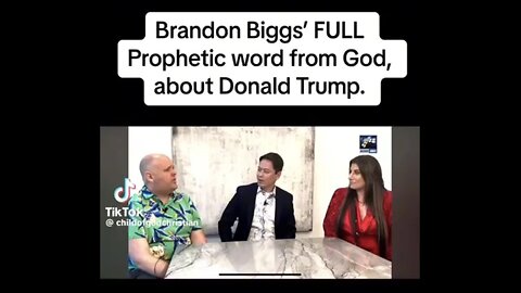 Captioned - Brandon Biggs’ full prophecies this year