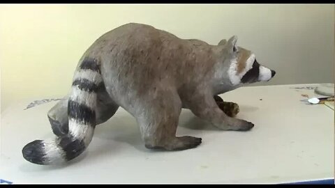 Paper Mache Raccoon Part 1 - Making the Armature