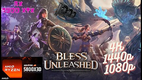 Bless Unleashed Jogo esquecido pela comunidade, Mais esta ae os Testes! 4k, 1440p, 1080p!