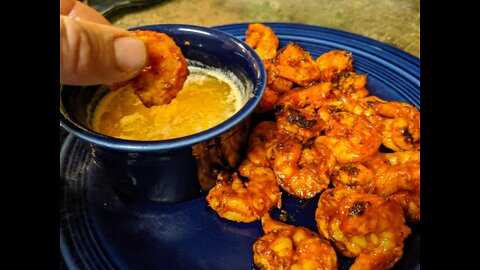 Grilled Shrimp with Lemon Garlic Butter