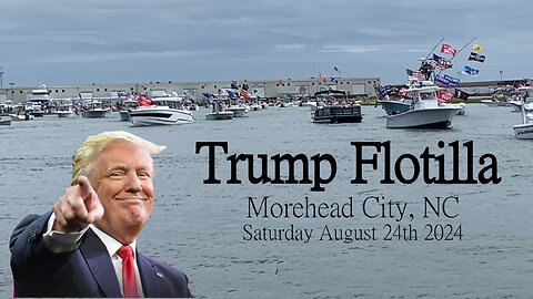 Trump Flotilla ~ Morehead City NC