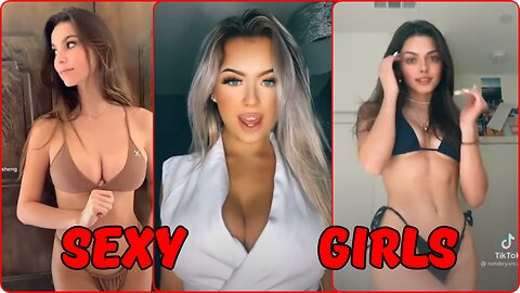 TikTok Compilation of beautiful girls 🍒 Sexy girls