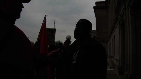 Speaking on the Steps of Kenosha Courthouse including Jacob Blake’s uncle