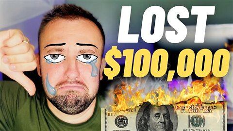 How I Lost $100,000 Investing In Crypto 😭