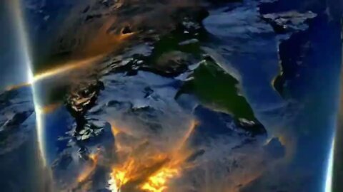 the first rays of sunlight waking up the world