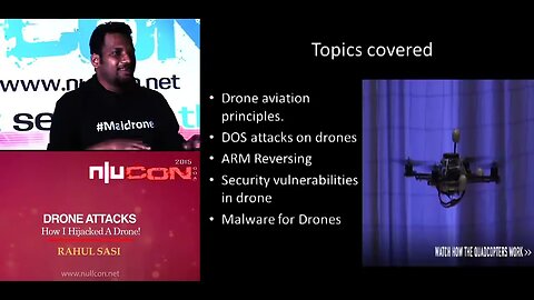 Drone Attacks How I hijacked a drone by Rahul Sasi