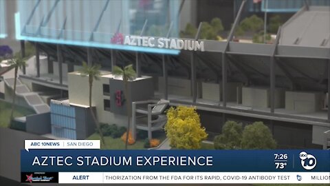 Aztec Stadium experience offers model tour of upcoming stadium