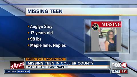 Deputies searching for missing Naples teen