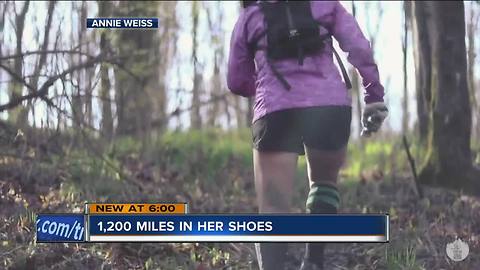 Local woman running over 1,200 miles on Ice Age Trail