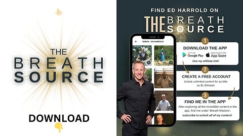 Ed Harrold On The Breath Source App