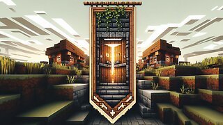 How To Make A Wood Door Banner In Minecraft