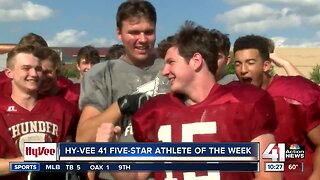 St. James Academy's Jake Holton earns Hy-Vee Five-Star Athlete of Week honor