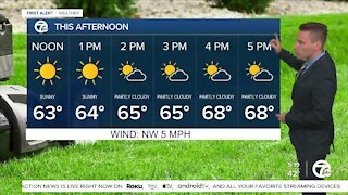 Metro Detroit Forecast: Bright day near 70°