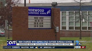 Convicted murderer charged with raping a child outside a Dundalk elementary school