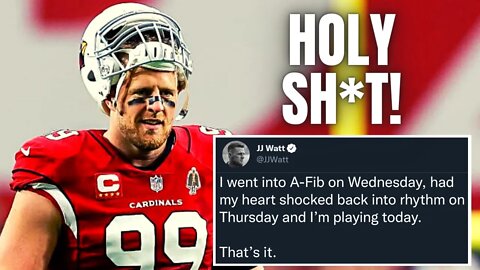 JJ Watt Had His Heart SHOCKED Back Into Rhythm And Will STILL Play Today | Legend