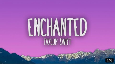 Taylor Swift - Enchanted