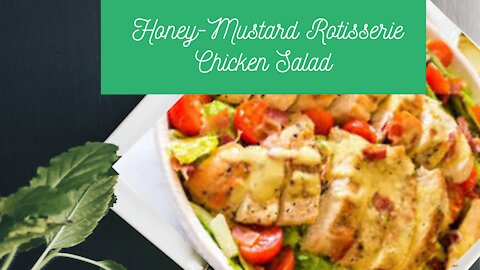 Honey-Mustard Rotisserie Chicken Salad Keto Recie!